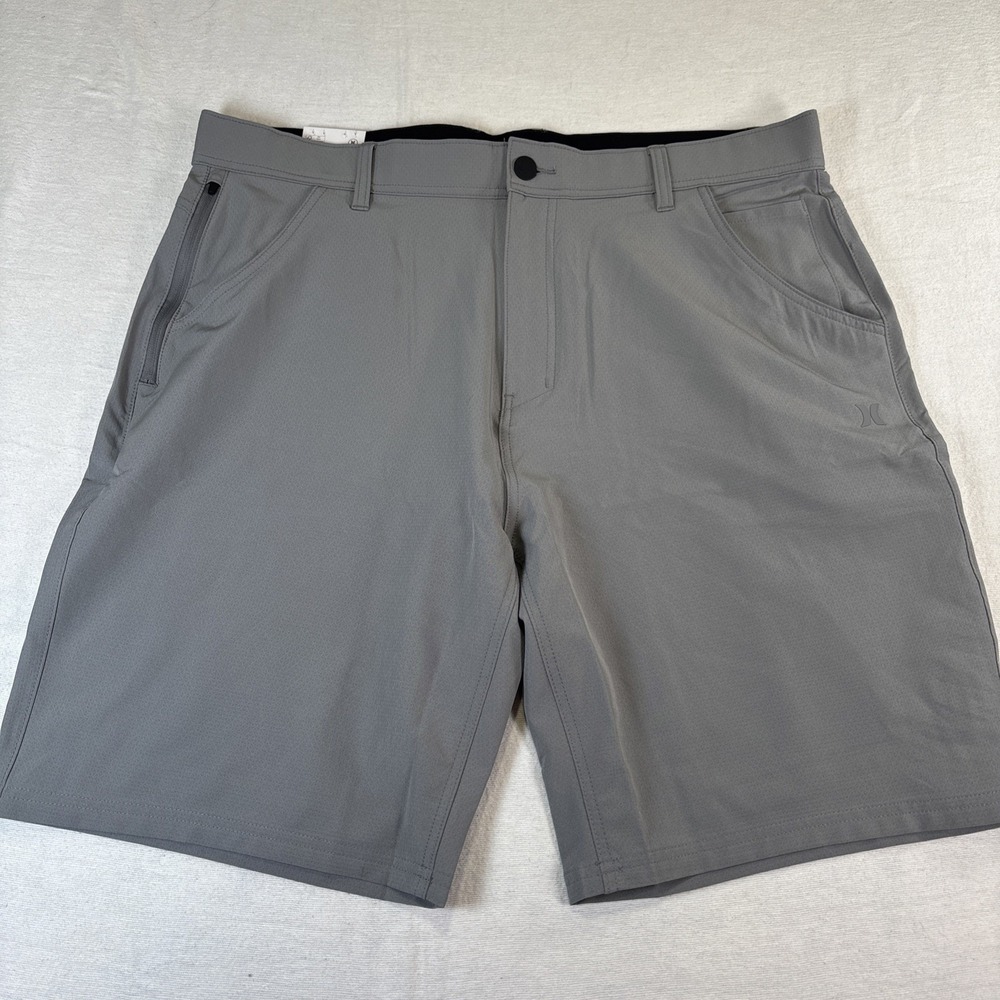 Hurley Trek Hybrid Shorts Water Repellent, Stretch, Grey, 38